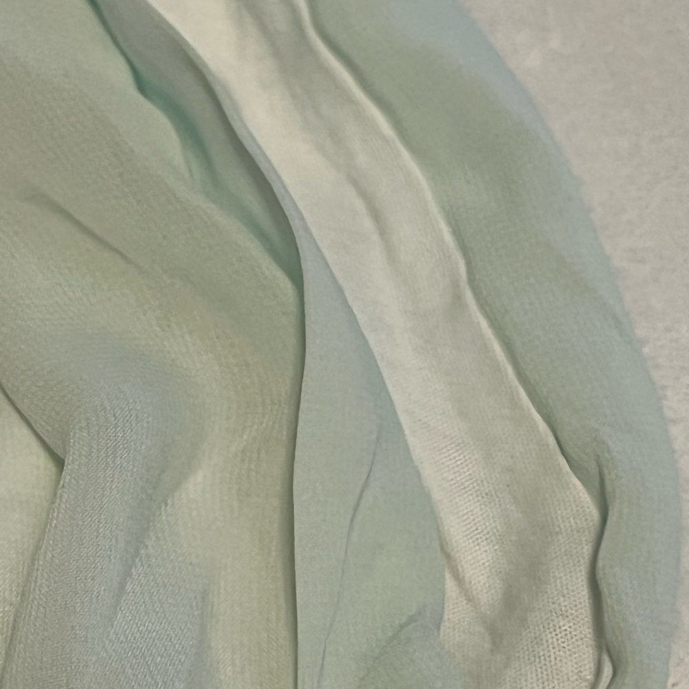 Zara Light Green Sheer Tee View 4